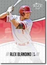 25-Ct Lot ALEX BLANDINO 2014 Rize Rookie Draft RCs REDS