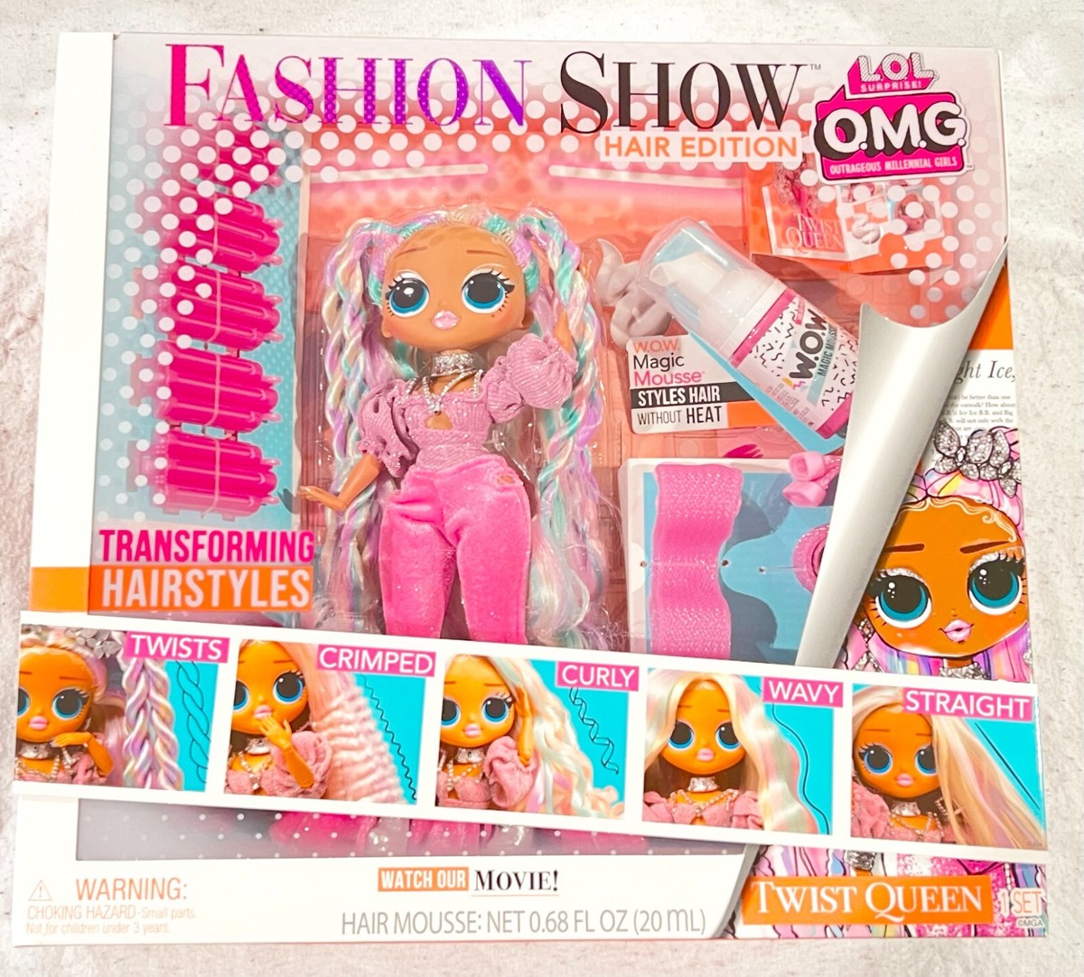 NEW LOL Surprise OMG Fashion Show Hair Edition Twist Queen