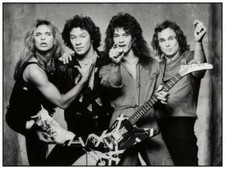Van Halen - 24" LARGE POSTER - Eddie Alex Dave Michael - Women & Children First