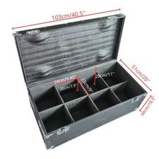 Fly case for 8pcs Indoor Led Par Lighst with Wheels Empty Road Case Flight case