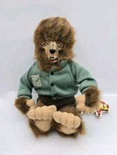 VINTAGE 9" WOLFMAN UNIVERSAL STUDIOS MONSTER PLUSH WITH TAGS STUFFINS CVS 1999