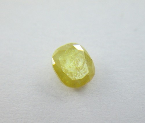 Diamante de corte rosa de 0,56 quilates elegante amarillo 5,31x4,70x2,42 mm - Imagen 5 de 5