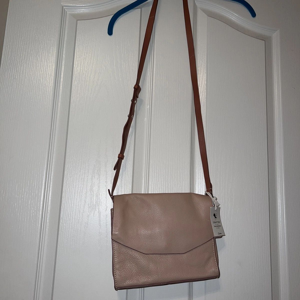 Blush leather clearance purse