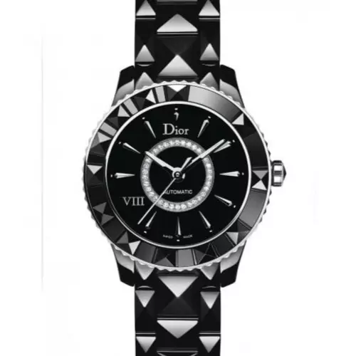 Montre Dior Christian VIII 38mm CD1245E0C002 Diamant Garantie 2 ans Cadran Céramique
