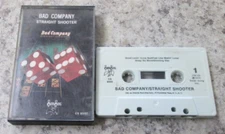 BAD COMPANY CASSETTE TAPE - STRAIGHT SHOOTER- 1975 Atlantic Records CS 8502