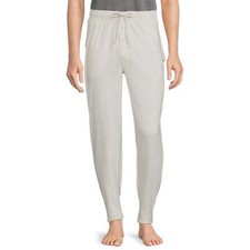 George Men's Solid Knit Sleep Pants Size 2XL/2XG Color Oatmeal