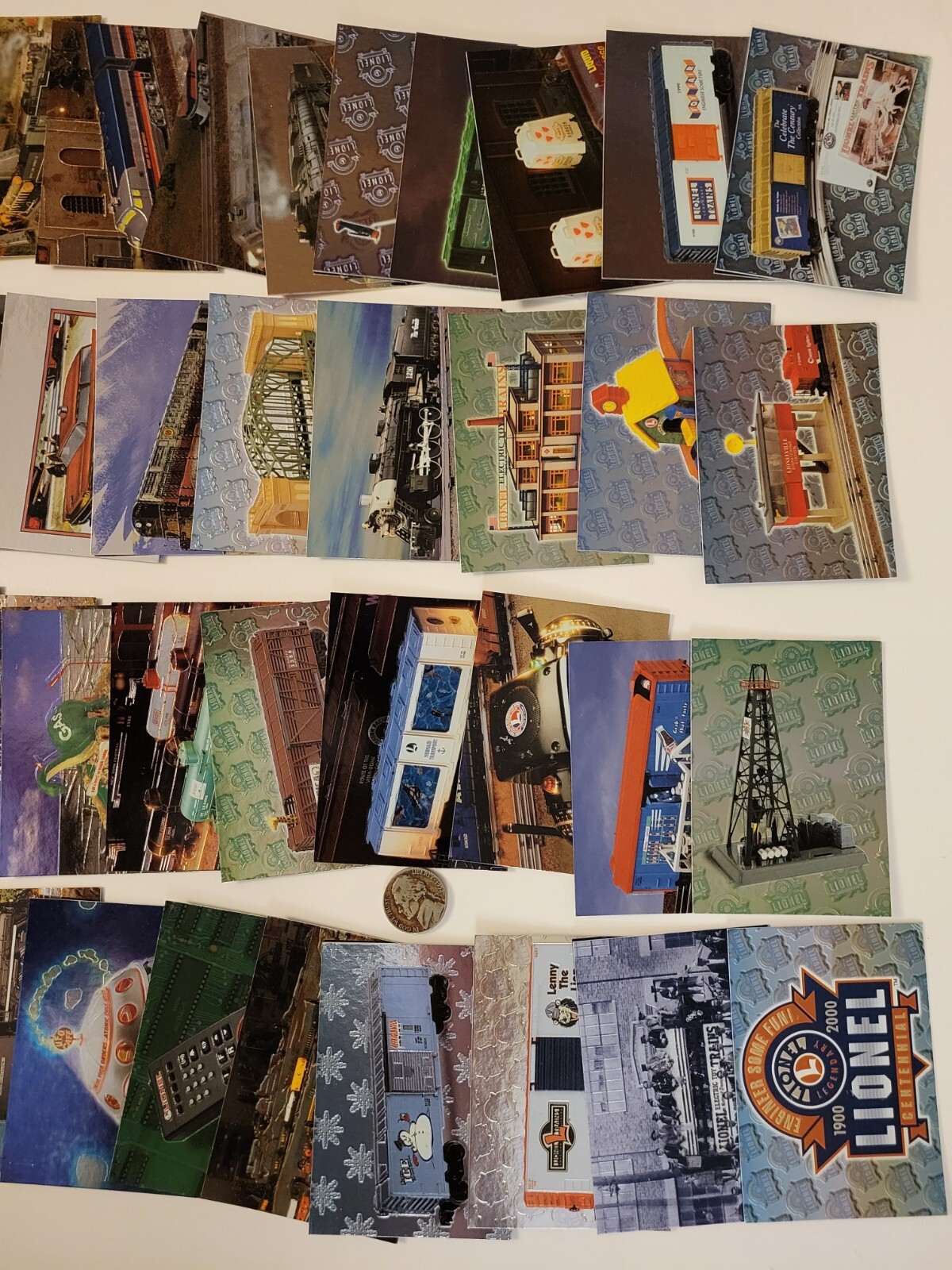 1999 LIONEL LEGENDARY TRAINS Complete FOIL CARD SET 72 HIGH Grade NM/MT DuoCards - Picture 6 of 6