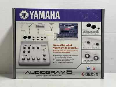 Yamaha Audiogram 6 USB Computerized Recording System New Opened Box