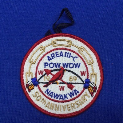 Boy Scout OA 1969 Area III-C Pow Wow Nawakwa 3  Order Of The Arrow Patch 239B2