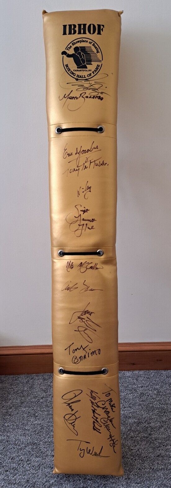 Boxing Hall Of Fame Handsigned X14 Ring Post Protector