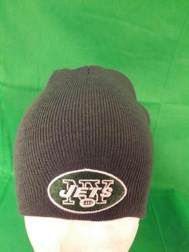 New York Jets Adult Mens Unisex OSFA Green Knit NFL Beanie - Picture 2 of 6