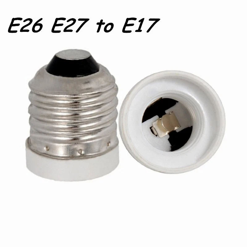 E26 to E17 Adapter Medium Base to Intermediate Socket Adapter Converter Reducer - Image 2 of 4