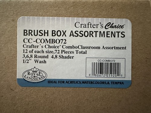 Royal & Langnickel Crafter’s Choice CC-COMBO72 Brush Box Assortments - Picture 6 of 6