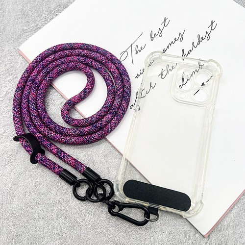 Universal 120CM Crossbody Lanyard Chain Sport Climbing Phone Case Cover Lany SUM
