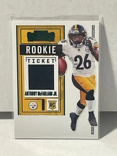 Anthony McFarland Jr. 2020 Contenders RC Ticket Jersey Green #RTS-AMF Steelers