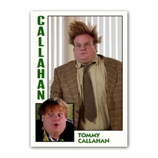 Chris Farley 1980s-Style Tommy Callahan Tommy Boy Trading Card Reprint ACEO
