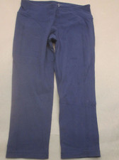 ATHLETA Size M Womens Blue High Rise Stretch Pull On Athletic Crop Leggings 234