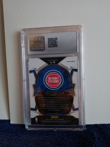 2022-23 Panini Select Cade Cunningham Red Cracked Ice CGC 10 - Picture 2 of 2