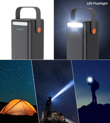 65W 50000mAh High Capacity USB Fast Charge Portable Power Bank Battery Choetech - Picture 5 of 6