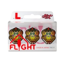 Shot L-style EZL1 Standard Americana Jester Flights - Clear White