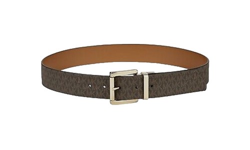 Michael Kors Belt Bag Waist Wallet MK Logo Chocolate Brown W Chain