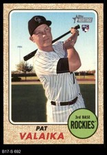 2017 Topps Heritage #692 Pat Valaika Rockies RC 8 - NM/MT