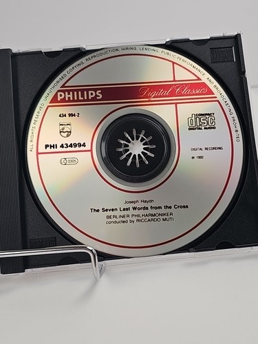 Haydn: The 7 Last Words CD, Berliner Philharmoniker • Riccardo Muti, 1993 - Imagen 7 de 8
