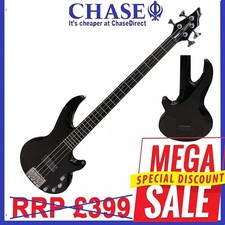 Bass Guitar Electric Active Tanglewood Canyon I 1 Long Scale Ebony Fretboard BK
