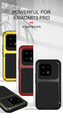 Love Mei Heavy Duty Shockproof Aluminium Metal Cover for Xiaomi Mi 13 Pro