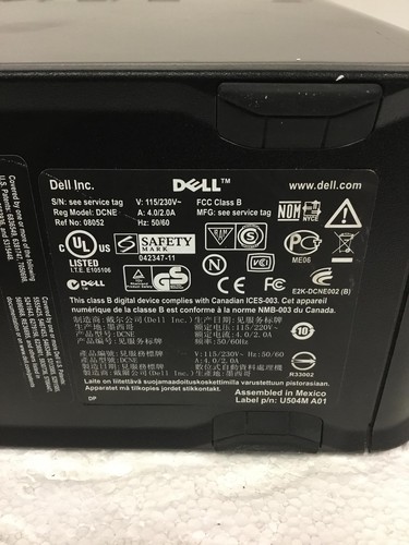 DELL OPTIPLEX 760 Intel Core 2 Duo E7300 2.66Ghz Computer w/2GB,DVDRW,NoHD,WORKS - Picture 9 of 12