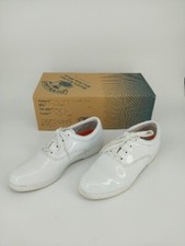 Dinkles Marching Shoes Men's Size 5 Womens Size 7 606 Formal Leather White