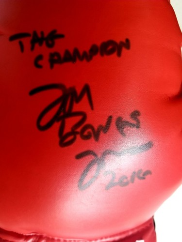2015 UFC JON JONES BOXING GLOVE AUTO!! JSA!! FULL SIGNATURE!! "THE CHAMPION" - Picture 2 of 3