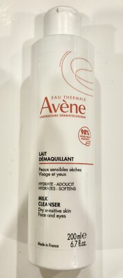 Eau Thermale Avene Milk Cleanser Dry Sensitive Skin 6.7oz / 200ml (CL)