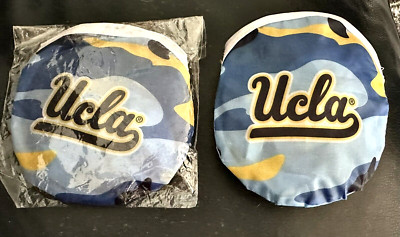 UCLA Bruins Pop Up Foldable Sun Rain Beach Hat Set of 2 Cammo Blue Yellow Logo