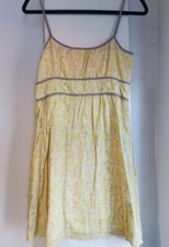 Zara Yellow Skater Dress Size Medium