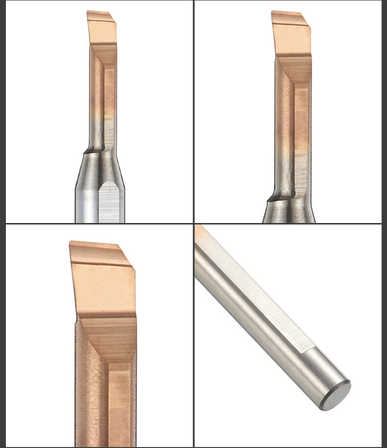 KLOT HRC55/HRC60 Boring Bar Cutter Solid Carbide Bore Tool Lathe 3mm