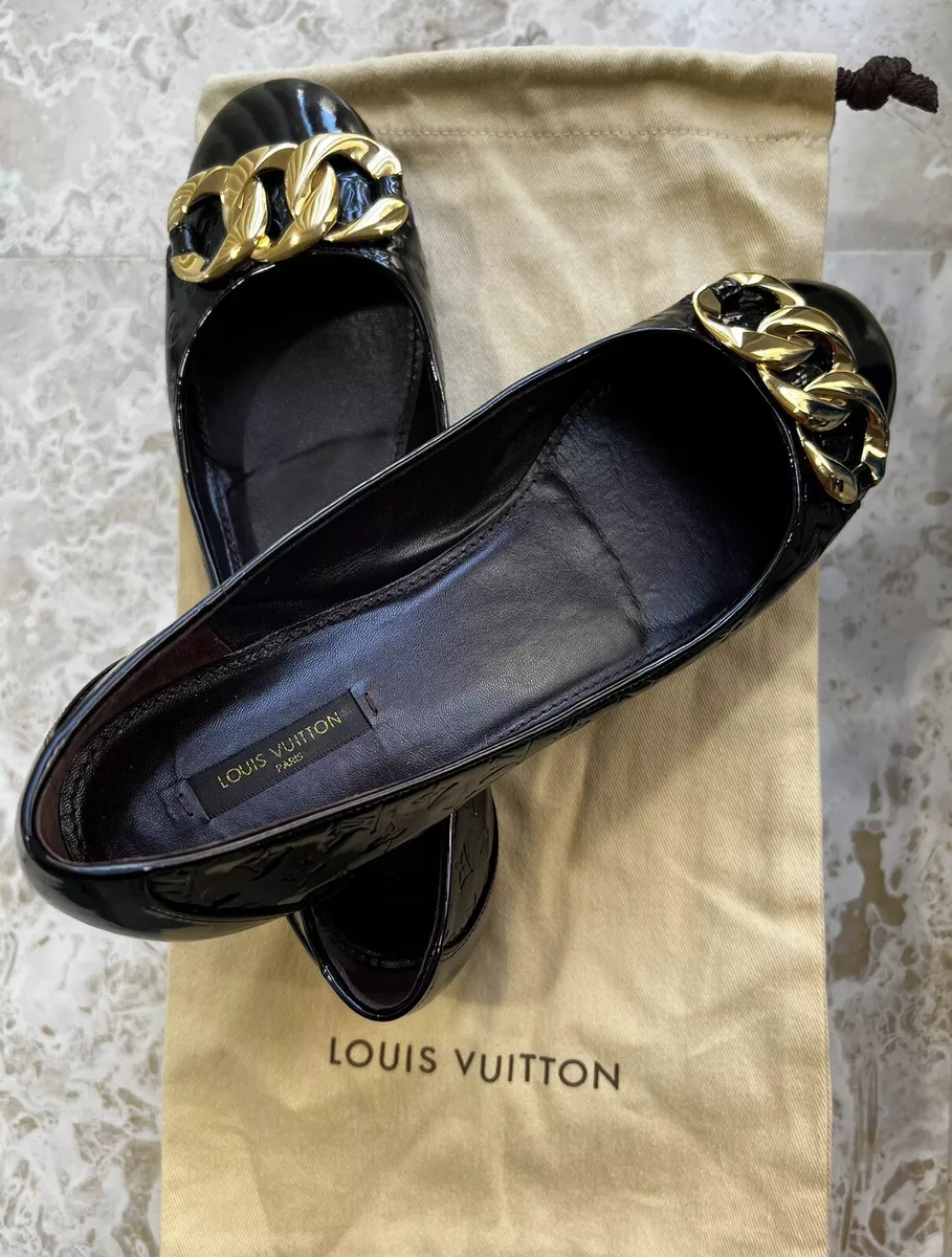 Louis Vuitton - Red Patent Leather Monogram Embossed Vernis