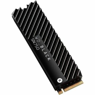 WD SN750 Heatsink BLACK 2TB SSD NVMe M.2 2280 WDS200T3XHC Solid