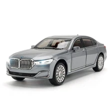 1:24 Diecast Vehicle for BMW 760 Model Car Collectible Toy Sound Light Toy Gifts