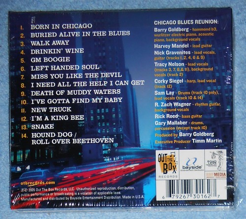 CHICAGO BLUES REUNION - Buried Alive in The Blues, CD & DVD, Harvey Mandel, NEW - Picture 2 of 2