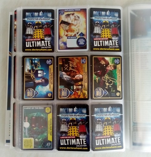 Dr Doctor Who MONSTER INVASION 3 Sets 479 Cards inc. Infinite 090 Amy Autograph - Imagen 19 de 23