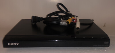 Sony Progressive Scan CD and DVD Player DVP-SR210P Black Used Dolby EnergyStar