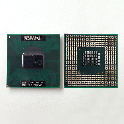 Intel Core 2 Duo Mobile T9300 SLAQG SLAYY 2.5 GHZ 6MB 800MHZ CPU Processor 