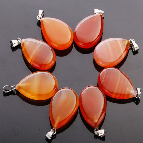 25pcs Charms water drop teardrop natural crystal stone pendant for jewelry makin - Picture 25 of 40