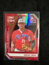 2021 E.E.E. Prime Numbers B 41/139 Red Die Cut DPL Angel Cruz #194 