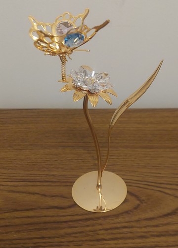 Crystal Temptations Libelle Blume Sonnenfänger goldfarben Swarovski Kristalle