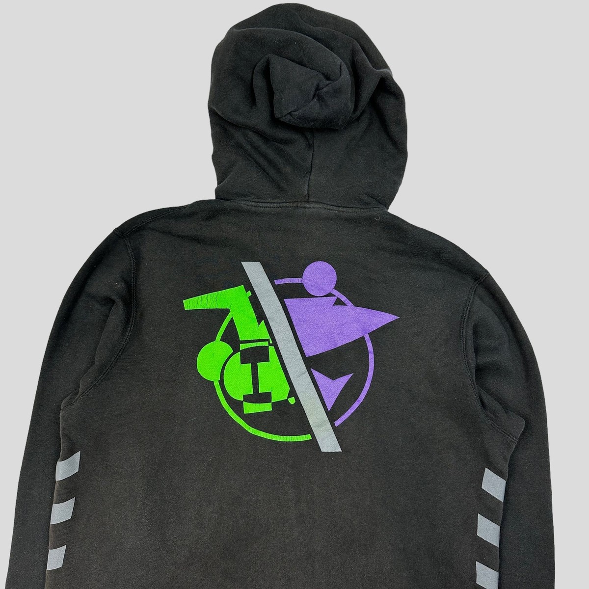 Stussy 00's Split Logo Zip Up Hoodie - M | eBay UK