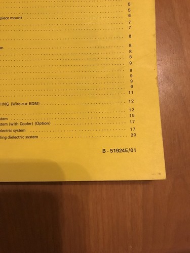 Fanuc Tape Cut Model I Operator's Manual - Picture 2 of 9