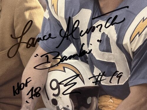 LANCE ALWORTH Signed Autographed Auto 16x20 Photo Picture San Diego Chargers JSA - Picture 2 of 3