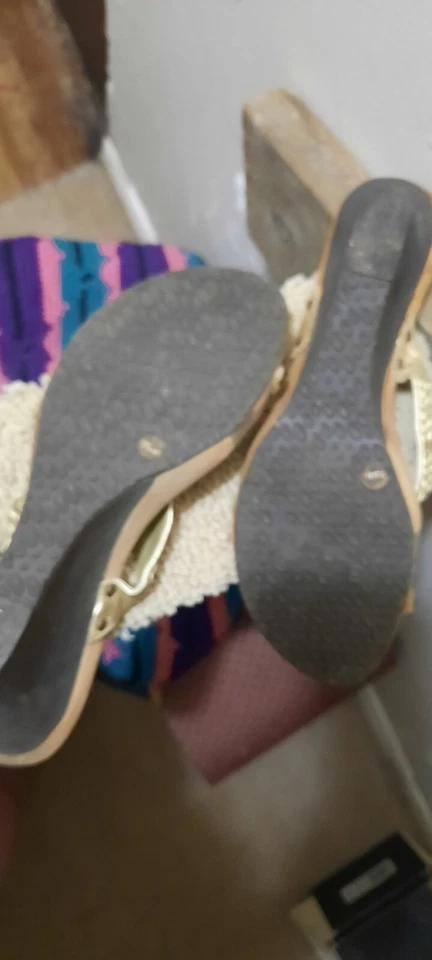 Zapatos de tacón de cuña BCBGirls rosa talla 11 para mujer Foto 4 de 4